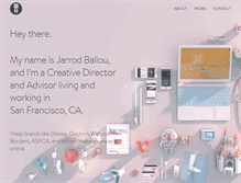 Tablet Screenshot of jarrodballou.com